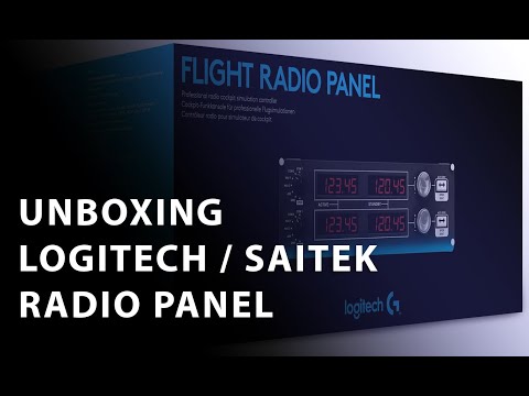 Saitek / Logitech Flight Radio Panel Unboxing