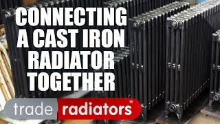 Connecting A Cast Iron Radiator Together