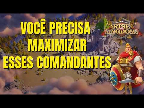 TODO JOGADOR PRECISA DESSES COMANDANTES | COMANDANTES VERSÁTEIS - RISE OF KINGDOMS