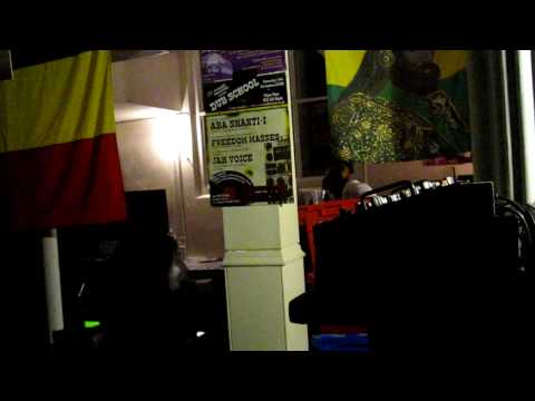 Aba Shanti-I running Dubkasm acetate at Teachings in Dub with Negus Melody in Bristol.