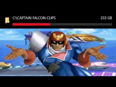 Captain Falcon clips that take up 25% of my computer space.    [ Super Smash Bros Ultimate Montage ]