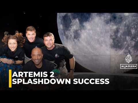 NASA Artemis 2 splashdown LIVE: Astronauts return after historic moon mission