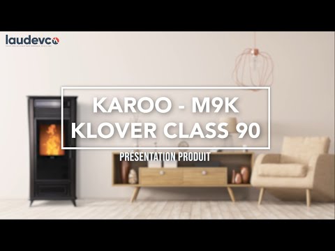 POELE A GRANULES CLASS 90 - M9K NOIR CERAMIQUE - 8KW