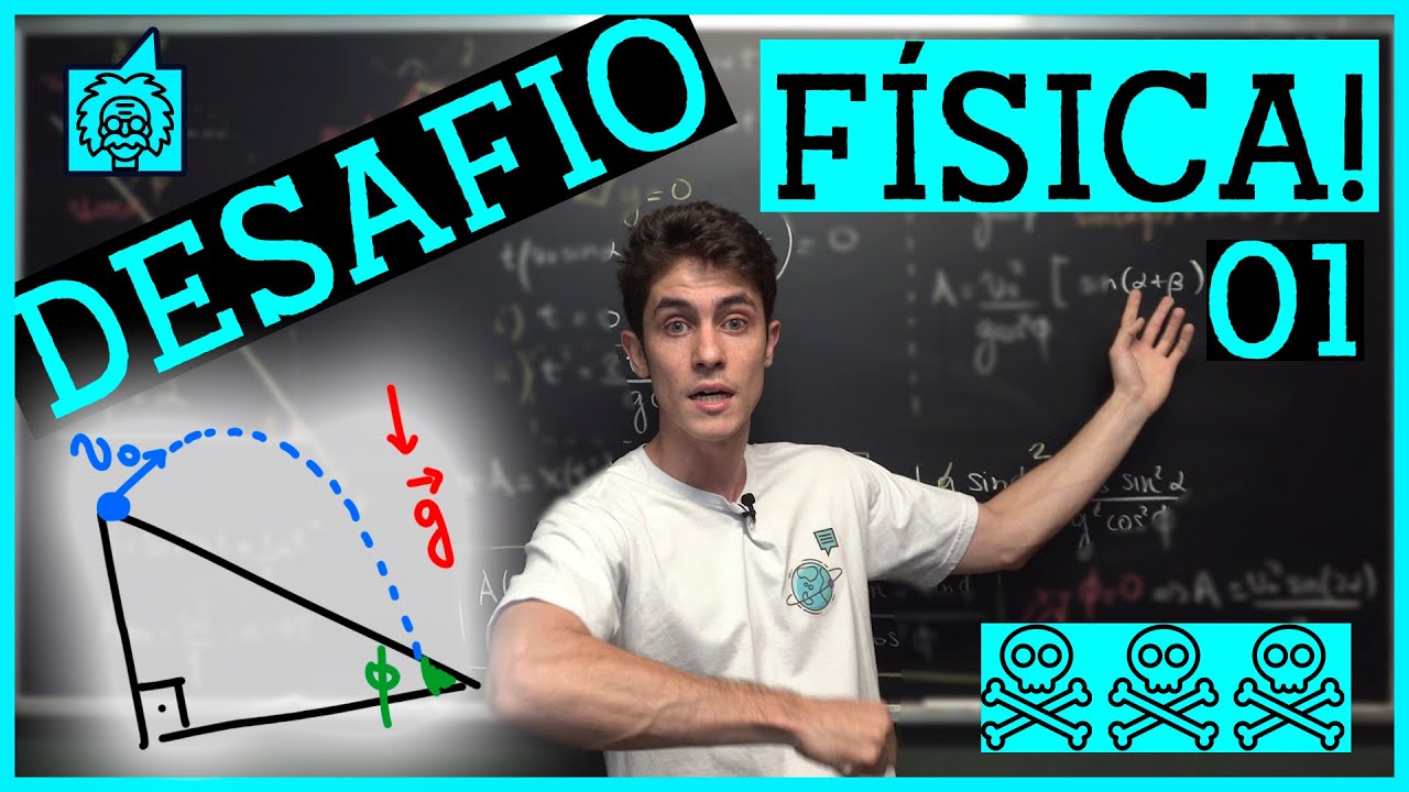 Alcance MÁXIMO num plano inclinado (Aula de Física - IME/ITA)