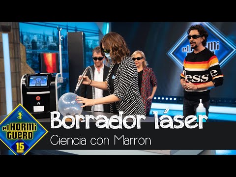 El borrador láser capaz de acabar con el pigmento de color a la primera - El Hormiguero