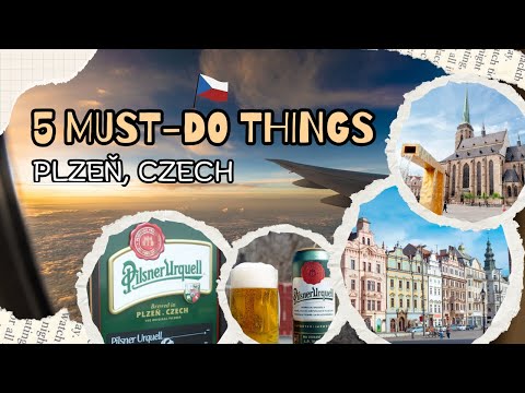 Afternoon walk in PILSEN (Plzeň), Czech | Top 5 Must-Do things | 2025 4K