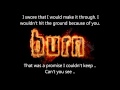 Tobias Regner I Still Burn Lyrics