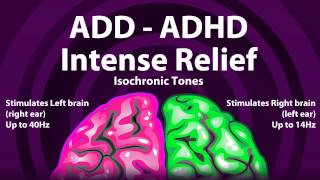 ADD ADHD Intense Relief - Isochronic Tones With Orchestral Background Track