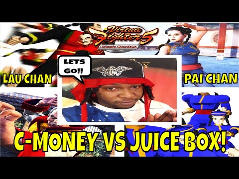 VF5US- C-MONEY VS JUICE BOX! (Virtua Fighter 5: Ultimate Showdown)- Lau Chan VS Pai Matches, FGC.