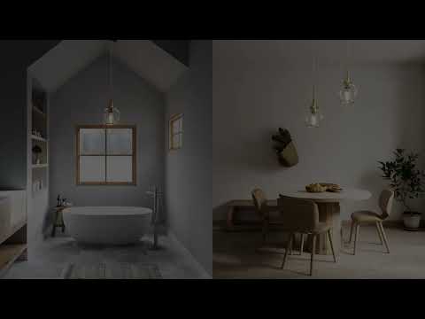 Transparent Glass Single-Light Pendant