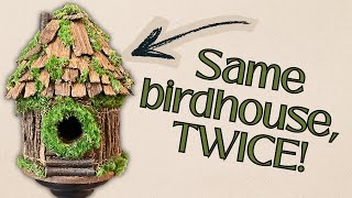 Same Birdhouse, Two Makeovers | From Farmhouse to Woodland Whimsey