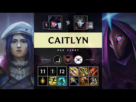 Caitlyn ADC vs Jhin - KR Grandmaster Patch 25.07