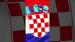 National Anthem of Croatia 🇭🇷 - Lijepa naša domovino #shorts #anthems #nationalanthems