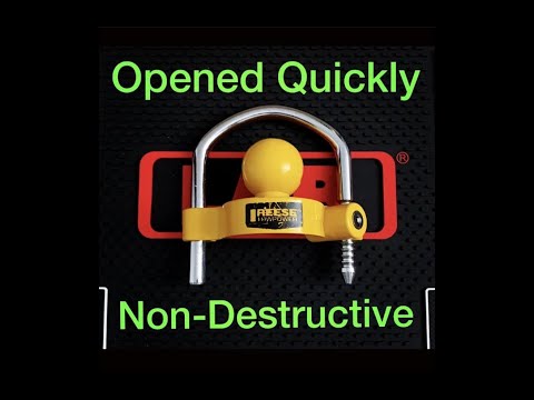Reese Hitch Lock Opened Quickly with Shim