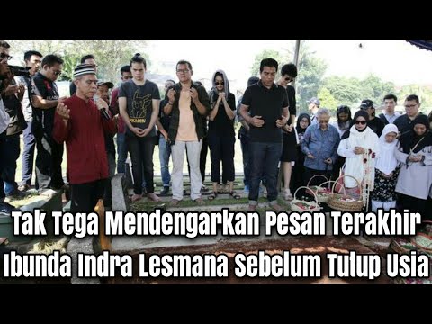 Firasat berujung Kenyataan, Inilah Pesan Terakhir Ibunda Indra Lesmana Sebelum Tutup Usia