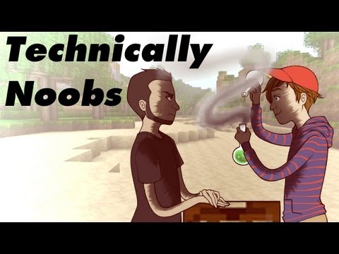 Minecraft: Technically Noobs Ep3 "The Key is to Unzip It!" (HD)