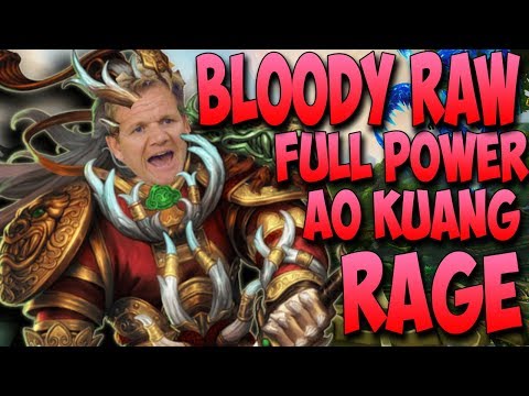 BLOODY RAW RAGE WITH FULL POWER AO KUANG IN RANKED! - Masters Ranked Duel - SMITE