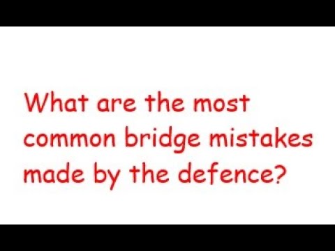 What are the most common defence mistakes?