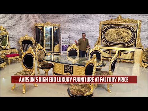 Luxury Furniture: Sofa, Dining & TV Unit - Factory Price! [Video]