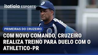 CRUZEIRO REALIZA TREINO COM O TÉCNICO INTERINO WESLEY CARVALHO PARA JOGO CONTRA ATHLETICO-PR