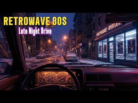 Synthwave Night Drive • Midnight VHS Street 1988 • 80s Retro Music