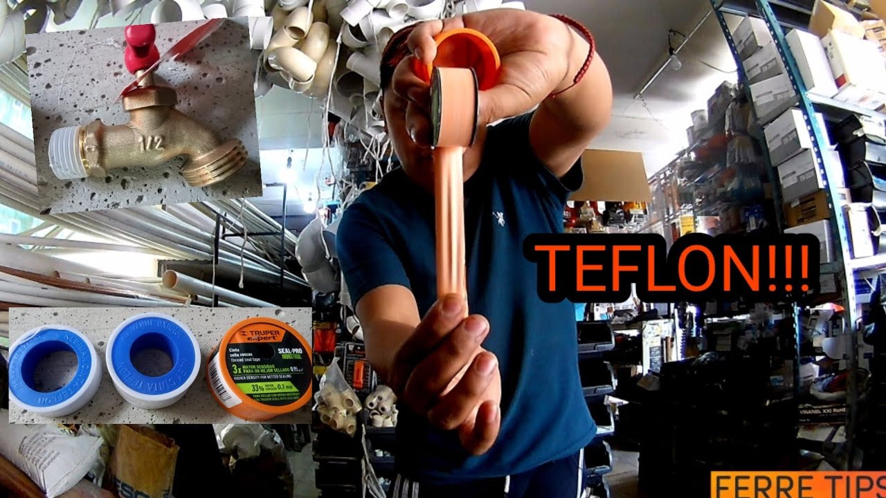 CINTA TEFLON como ELEGIR y COLOCAR FACIL !!!!