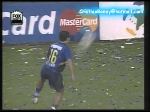 Boca 2 Santos 0 Copa Libertadores 2003 (Resumen Completo)