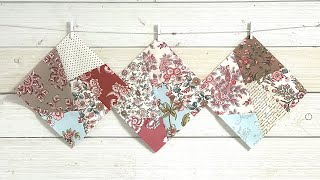 Sew Your Stash Series #9 - 8" and 3" Crazy Quilt Paper Blocks!
