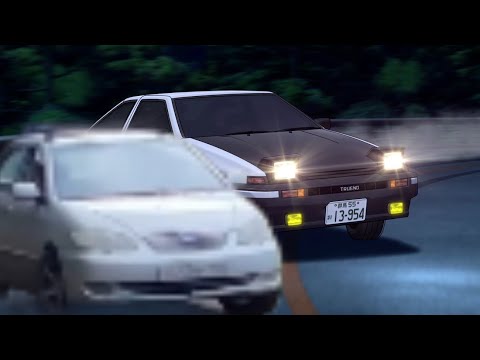 This is Real Drifting BYD F3 | Initial D | Eurobeat Meme
