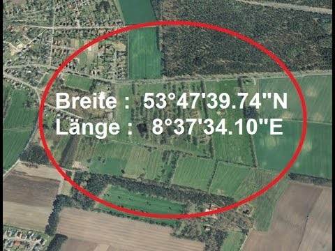 WW2 Relike Teil 83 : gesprengte Bunker bei Altenwalde ( Google Earth mit GPS )