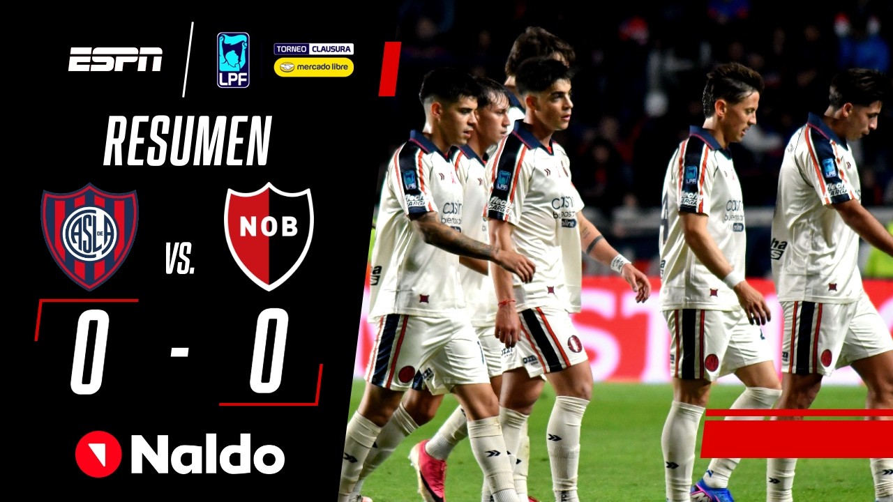 EL CICLÓN NO PUDO GANAR Y SIGUE AFUERA DE LOS PLAYOFFS | San Lorenzo 0-0 Newell's | RESUMEN