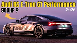 2025 Audi RS E-Tron GT Performance Revealed With Black Camouflage Wrap