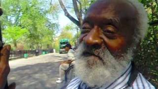 Giuseppi Logan, I give him a copy of Sound to Noise, GL tells me about generous NYC