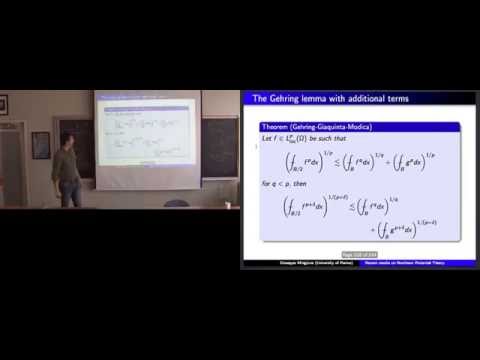 Giuseppe Mingione: Recent Results on Nonlinear Potential Theory 5