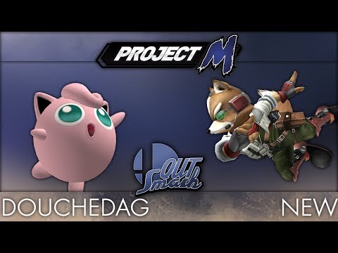 QUT Smash 6 Project M  - WR1 - Douchedag (Jigglypuff) vs New (Falco, Fox)