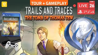 Conferindo Trails and Traces: The Tomb of Thomas Tew | Gameplay PT-BR | LIVE PS4 | PLATINA