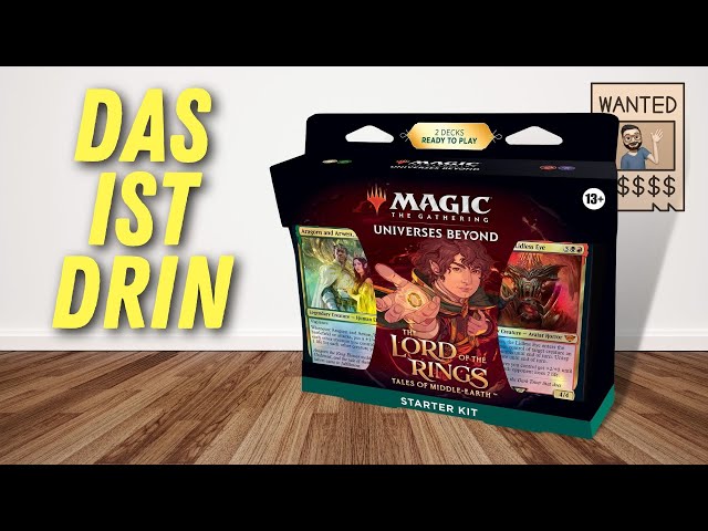Vídeo relacionado con Magic: The Gathering The Lord of the Rings: Tales of Middle-earth Starter Kit - Learn to Play with 2 Ready-to-Play Decks + 2 Codes to Play Online (2-Player Fantasy Card Game, Ages 13+)