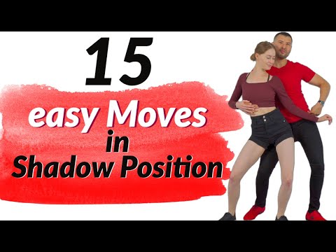 15 Easy Moves In The Shadow Position | Bachata Sensual