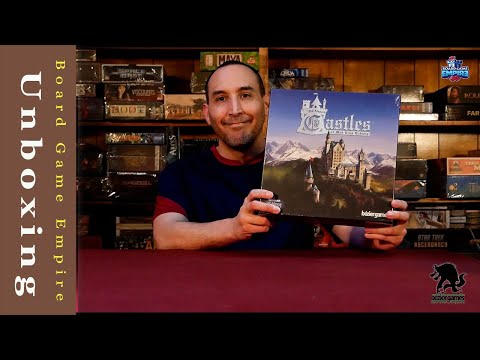 Castles of Mad King Ludwig Unboxing - B�zier Games - YouTube
