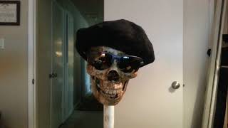 skull singing devil woman