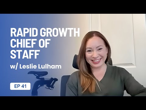 Leslie Lulham: Chief of Staff at MarketerHire, Building for ... - YouTube