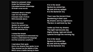 TIAMAT - Sumerian Cry (Part III) [LYRICS ON SCREEN]