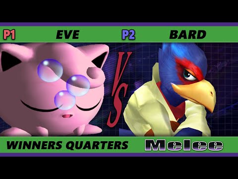 S@X 421 Winners Quarters - eve (Jigglypuff) Vs. Bard (Falco) Smash Melee - SSBM