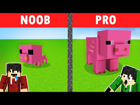 EPIC PIG HOUSE BUILD CHALLENGE! WHO WILL WIN?