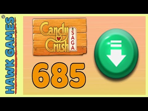Candy Crush Saga Level 685 Hard (Ingredients level) - 3 Stars Walkthrough, No Boosters