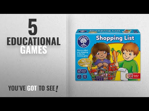 Top 10 Educational Games [2018]: Orchard Toys Shopping List Game