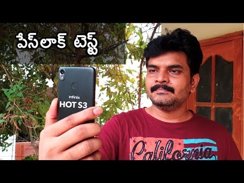infinix Hot S3 Face Unlock Test ll in telugu ll
