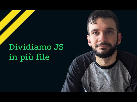 Cosa sono i moduli in JavaScript | Lezione 16 | Corso JavaScript in Italiano