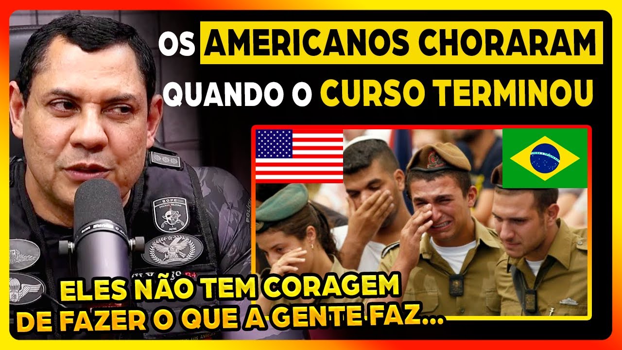 CORONEL BRASILEIRO FAZ AMERICANOS CHORAREM NO FINAL DO CURSO...