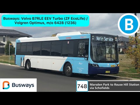 Busways: Volvo B7RLE EEV Turbo (ZF EcoLife Kickdown) / Volgren Optimus, m/o 6428 (1236)